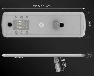 All in One LED Solar Street Light with IP65 Waterproof Function for Roads and Gardens