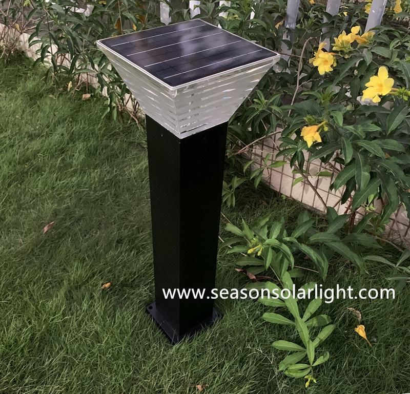 Factory Distributor Alu. Material Pole LED Lighting Outdoor Smart Multi-Color LED Solar Garden Light
