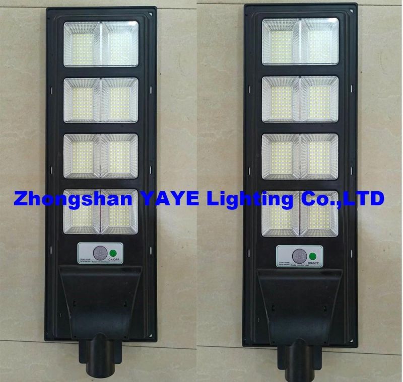 Yaye Hottest Sell 100W All in One Solar LED Street Road Garden Wall Light with Waterproof IP65 500PCS Stock (YAYE-22SLSL100WG)