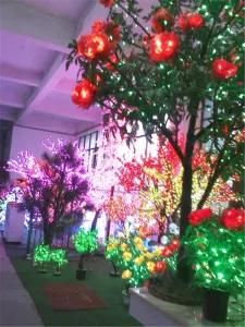 Tree Light Plastic Fruit Flower Landscape Decoration Resin Tree Lighting