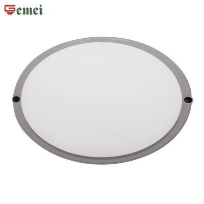 Classic B2 Series Energy Saving Waterproof LED Lamp 18W Round Grey for Shower Room