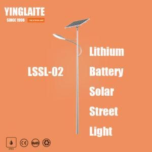 Good Performance 6m Pole 50W Lithium Battery Solar LED Street Light