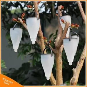 Landscape Lamp with Color Changing Solar Hanging and Spike Light for Yard Lawn