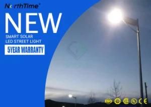 Eco-Friendly Lithium Battery All in One LED Streetlight Powered by Solar Energy 30W