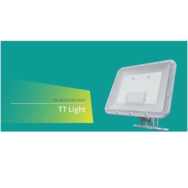 Poly Solar Flood Light 5V 120W 65ah 5400lm Lighting DC LED Solar Street Light 8-10m Installation Height