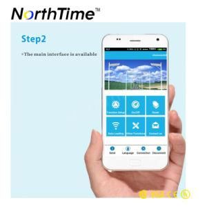 APP Mobile Control 30W Integrated Solar LED Street Light