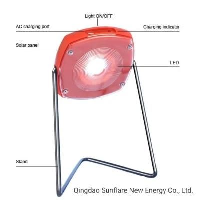 Rechargeable LED Lights Solar Reading Lantern Light Lamp