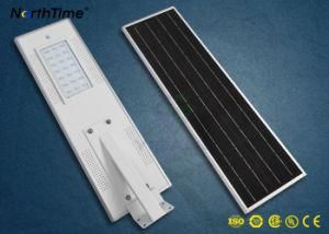 Smart Remote Control All-in-One Solar Street Light with Solarworld Panel