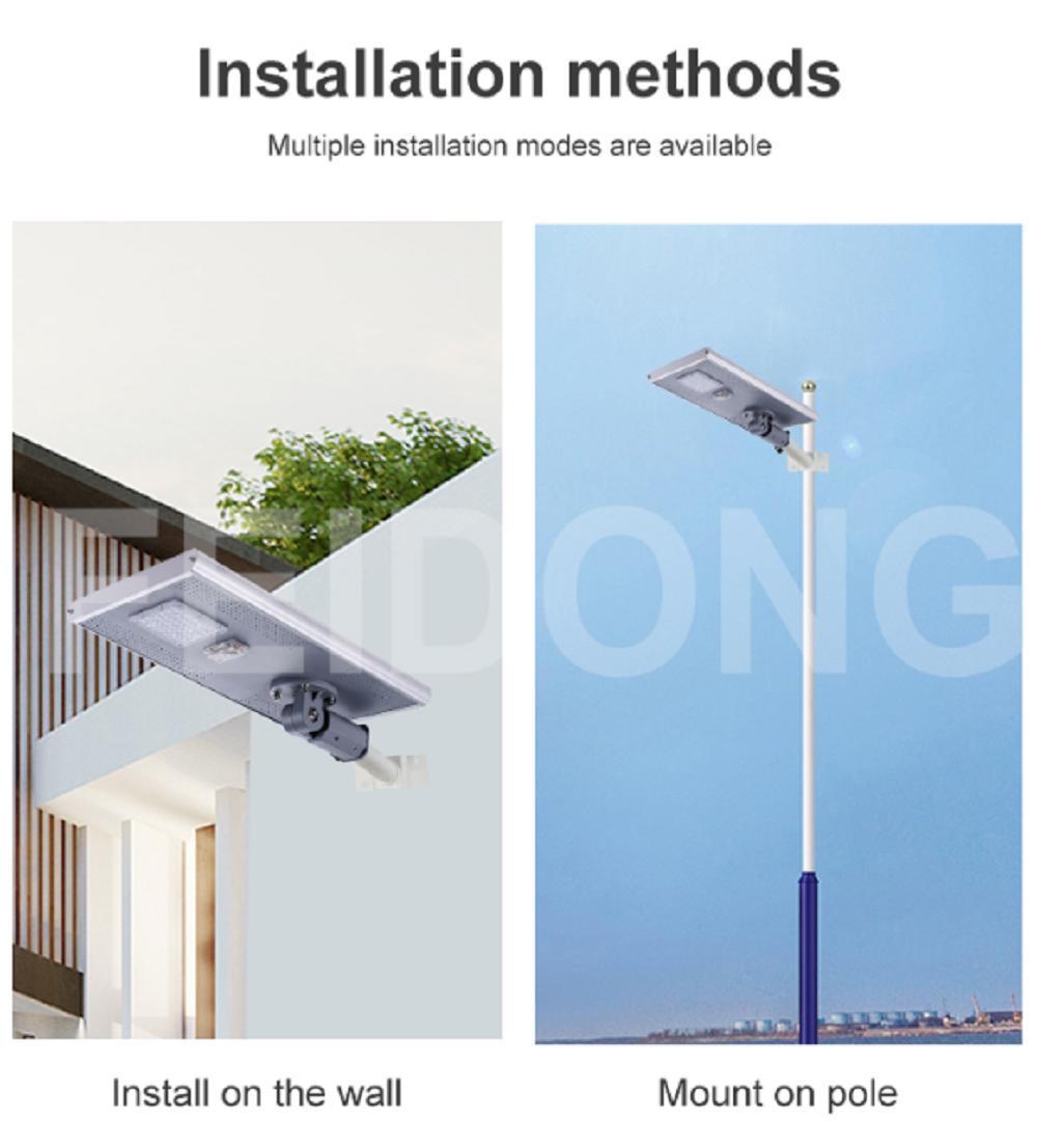 Special Heat Dissipation Case Waterproof All in One Solar LED Street Light