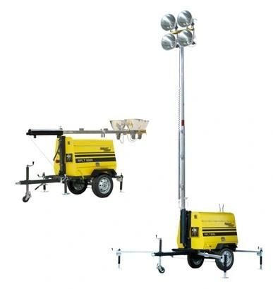 Electronic Controlled Portable Movable Mobile Lighting Tower