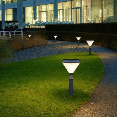 New Upgraded Lamp Solar Panel LED Exterior Lawn and Garden Outdoor Lights LED Solar Bollard Lamp Waterproof Lawn Light