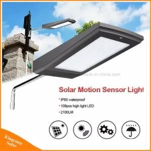 15W 108 LED Outdoor Security Solar Garden Street Light