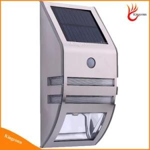 Waterproof 2 LED LED Solar Wall Light PIR Motion Sensor Garden Lights Solar Wall Lamp with Stainless Steel Solar Lamp
