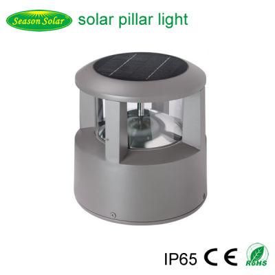 Smart Control Solar Products Outdoor Bright LED Solar Pillar Light with LED Lighting