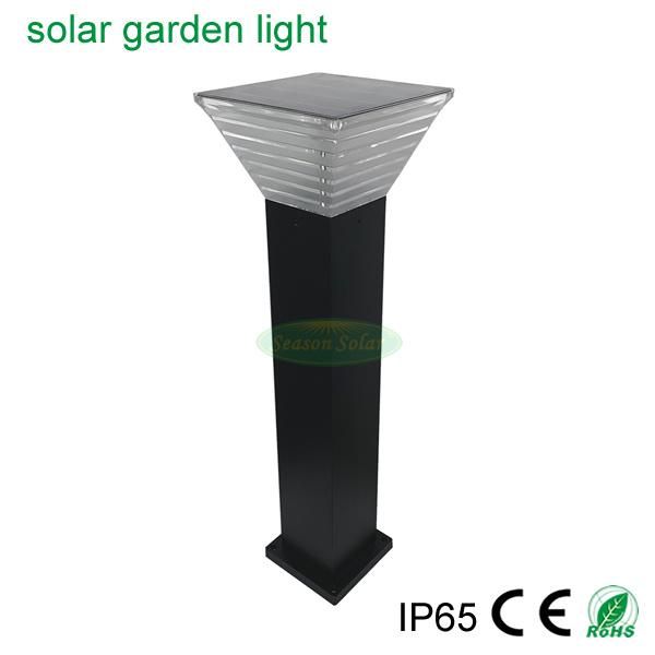 Renewable Energy LED Lighting Outdoor Solar Bollard Light with Multi-Color LED Lighting