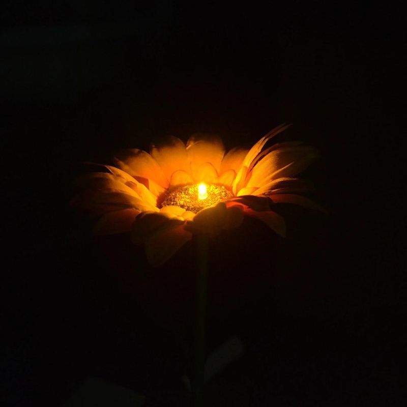26 Inches Sunflower Garden Solar Light Decoration for Outdoor Backyard Patio Porch - Set of 2 Wyz16578