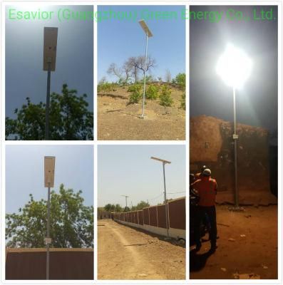 Factory Wholesale 80W Solar Powered Outdoor LED Street Lamp LED Solar Street Light with Lithium Battery Radar Motion Sensor
