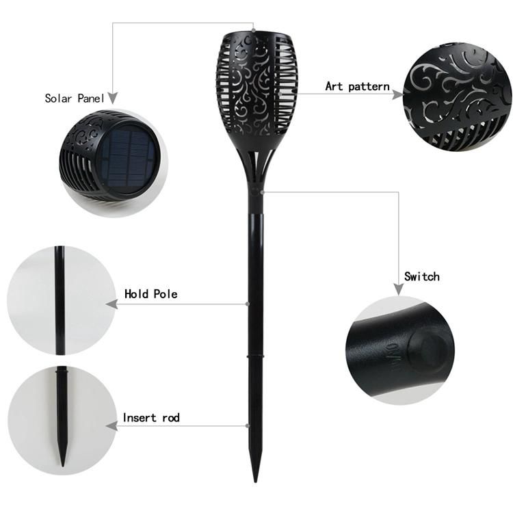 Solar Torch Light for Christmas USA
