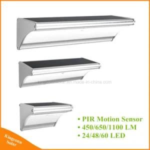 Outdoor Solar Motion Sensor LED Light Garden Wall Security Lamp with Radar