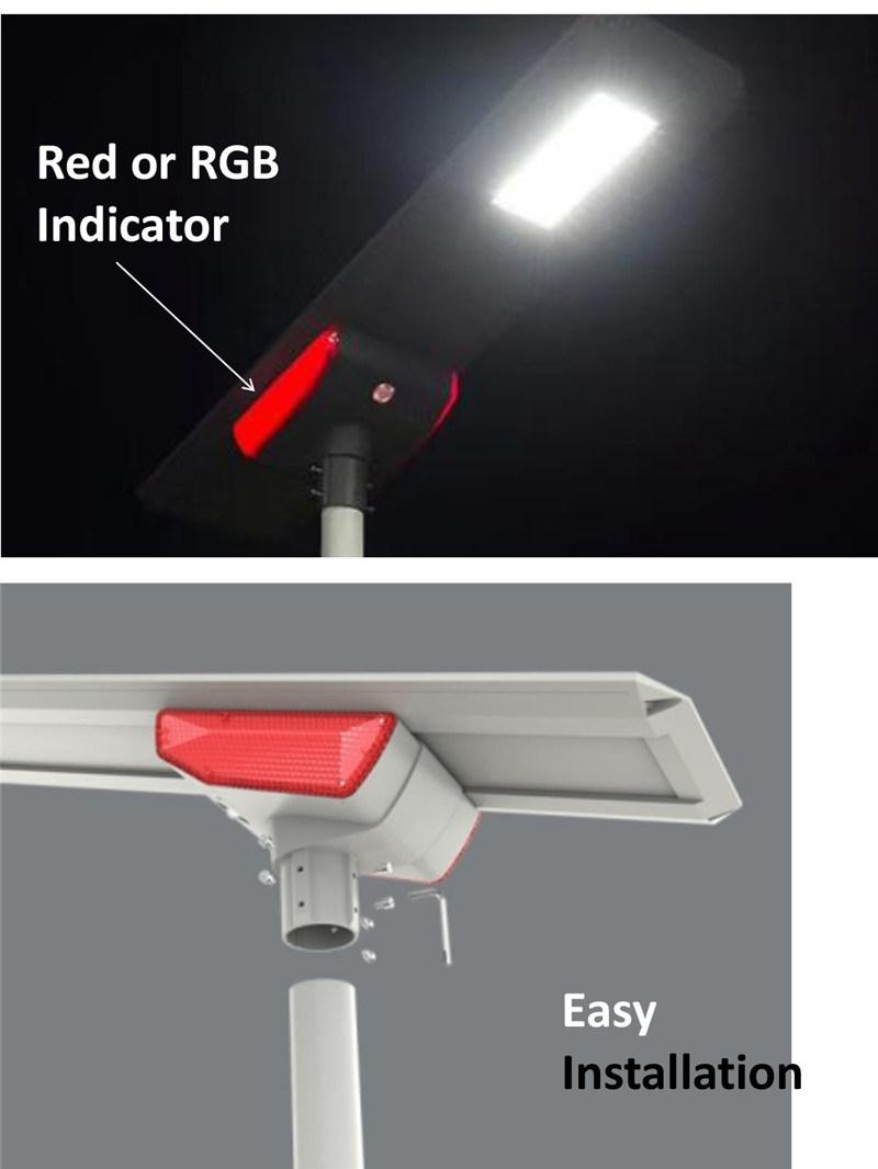 Super Bright 30 Watt All in One Solar Street Lamp for Highway Bridge Outdoor