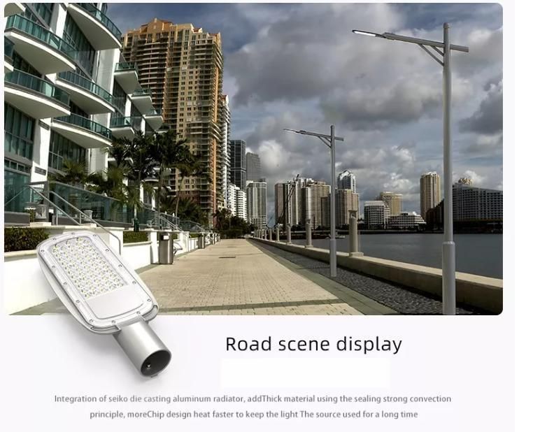 Aluminum Housing CE RoHS 50W 100W 150W 200W IP65 Waterproof Outdoor Road Garden LED Street Light
