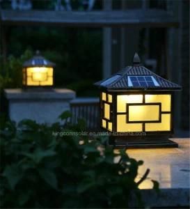 Solar Pillar Light Outdoor Garden LED Lawn Light Landscape Solar Lamp for Ramadan