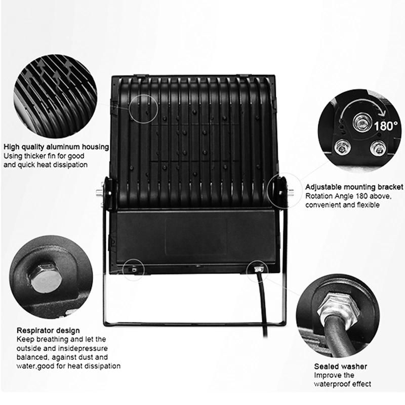 Outdoor LED Flood Lights Bulbs Factory Whole Sale Price Flood Lights Manufacturer Solar Power Street Light Solar 50W 100W 150W 200W Floodlight