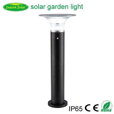 Bright Lighting Fixture Solar Power 5W Solar Garden Lamp with LED Light and Lith Battery