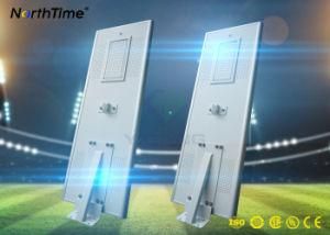 Integrated 80W 8500-9000lm Intelligent Remote Control Solar Street Lamps