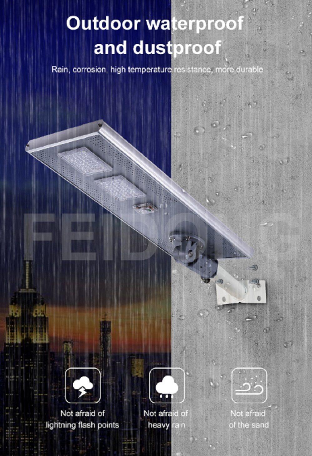 All In One Intergrated Waterproof Micros-Motion Sensor Solar LED Street Light With CE RoHS IP66