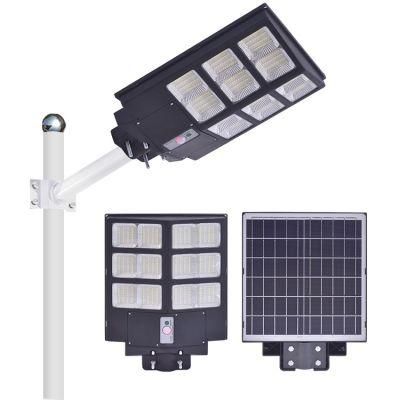 300W Solar Powered Radar Sensor IP65 Waterproof Integrated LED Solar Street Light