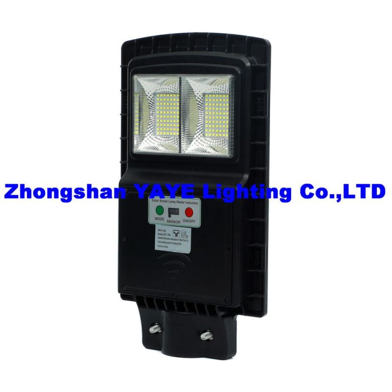 Yaye 18 Hot Sell USD26.5/PC for 120W All in One Solar LED Road Street Garden Lamp with High Quality/ Remote Controller/Lithium Iron Phosphate Battery