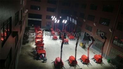 10 Meters Mast Fully Bunded Mobile Light Tower