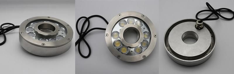 High Quality RGB Color IP68 316 Stainless Steel LED Fountain Light