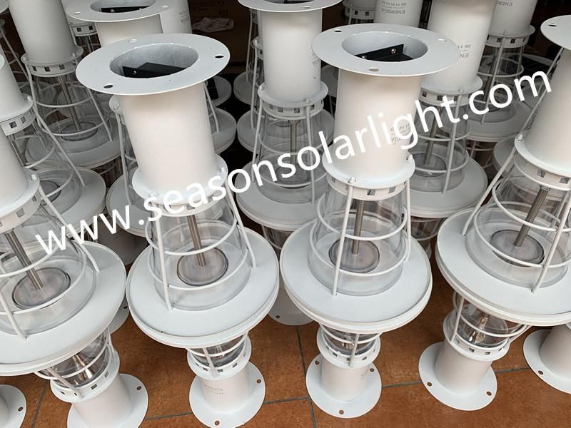 Stainless Steel LED Energy Saving Lamp Bollard Outdoor Lighting Garden Solar Light with LED Light