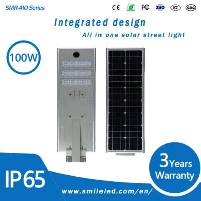 IP65 Waterproof Outdoor 100W Street Light Solar Energy Power LED Street Light