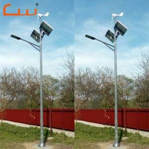 Double Panel 60W Wind Solar LED Street Light