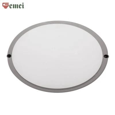 Classic B2 Series Energy Saving Waterproof LED Lamp 12W Round Grey for Shower Room