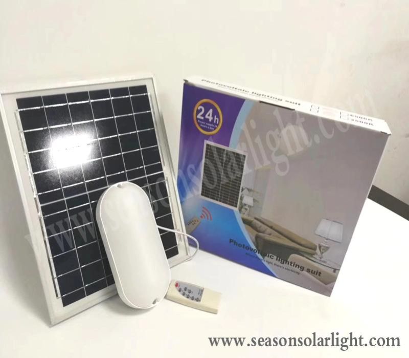 New Product Portable 25W LED Ceiling Light Solar Home Lighting with Solar Panel