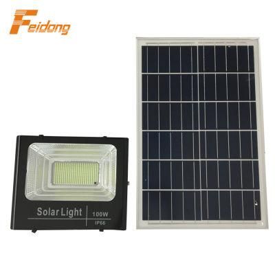 40W 60W 100W 200W 300W All-in-2 Solar Power LED Flood Light with Separate Solar Panel