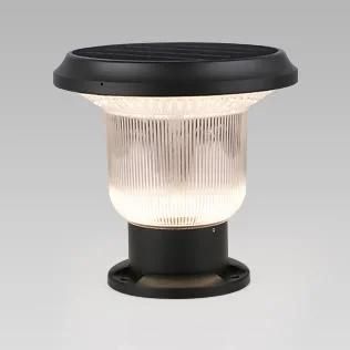Outdoor Waterproof High Lumen Good Brightness Decoration Post Pillar Lamp LED Solar Garden Light