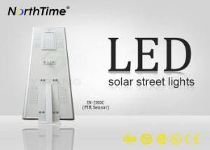 All-in-One Smart Time Control Solar Street Lamp with PIR Sensor