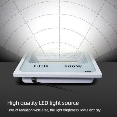 130lm/W Waterproof High Power Adjustable LED High Mast Floodlight for Outdoor Airport Stadium Lighting 100W 200W 300W 400W 500W LED Flood Light