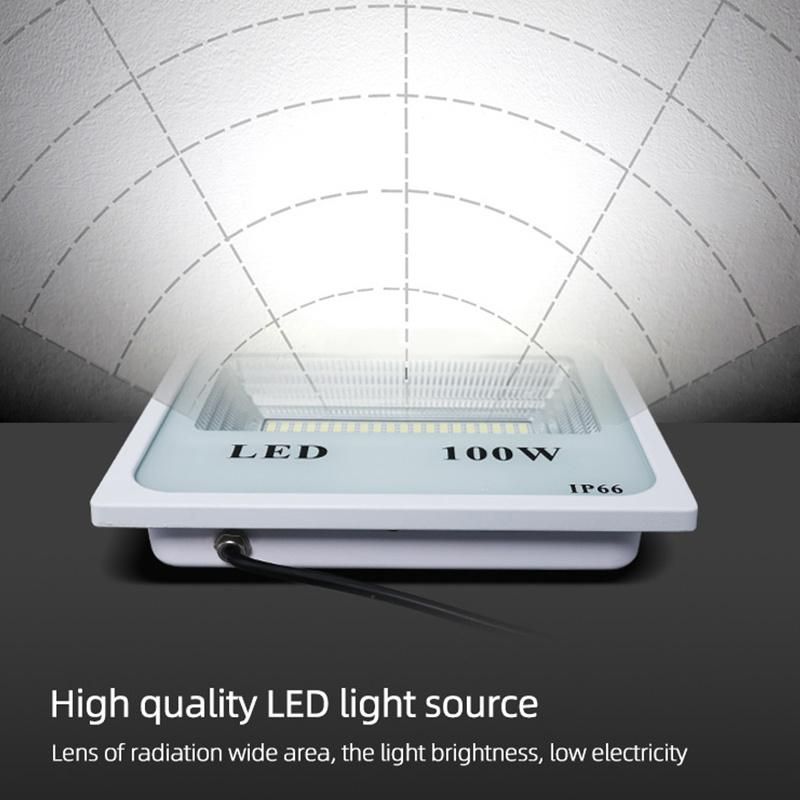 Manufacturer Factory Promotion Energy Saving Rechargeable Solar Powered Floodlight 50W 100W 200W 300W 400W 500W LED Flood Light