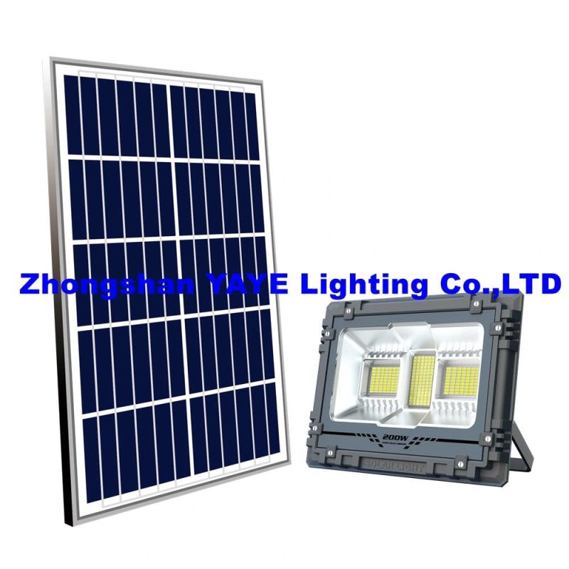 Yaye Hottest Sell 800W/500W IP66 Solar LED Flood Light with Radar Sensor/ Remote Controller/ 3 Years Warranty/ Available Watts: 800W/500W/300W/200W/100W/60W