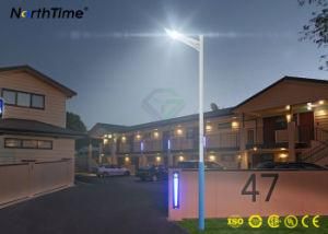 Integrated LED Solar Street Light with Lithium Battery Motion Sensor