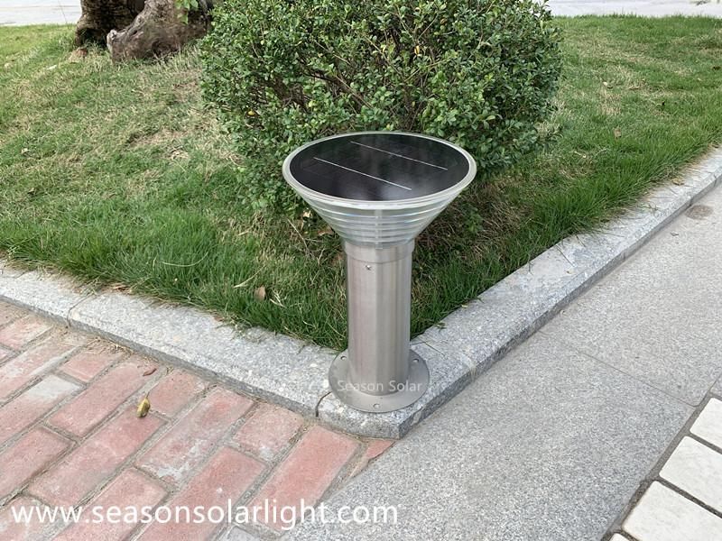 Bright Smart Multi-Color LED Lighting Outdoor Yard Garden 5W Solar Gate Light with LED Lighting