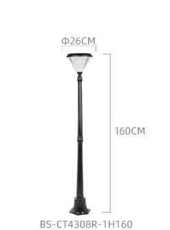 Bspro Outdoor LED Waterproof Lights Landscape Lighting All in One LED Solar Garden Light