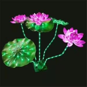 Customized Pretty Garden Lake Decoration Stand LED Tulip Light Buy From China