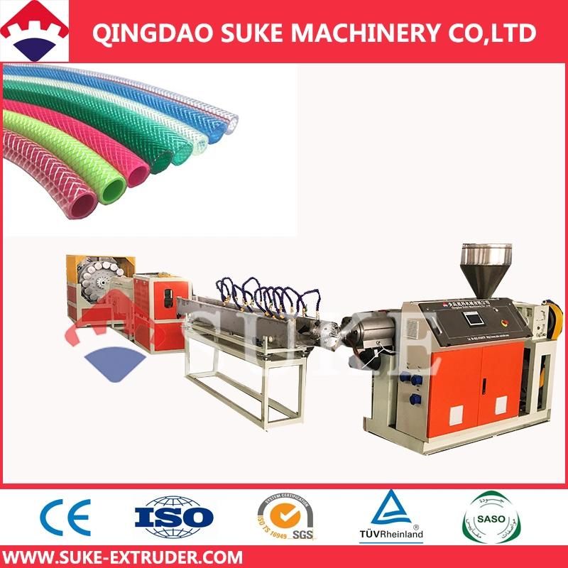 PVC Fiber Reinforced Pipe Making Extrusion Machine Line